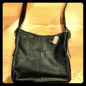 Leather coach purse